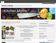 Tablet Screenshot of kitchen-myths.com
